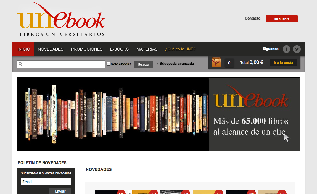 Publicacions URV participa en la plataforma de llibres Unebook.es